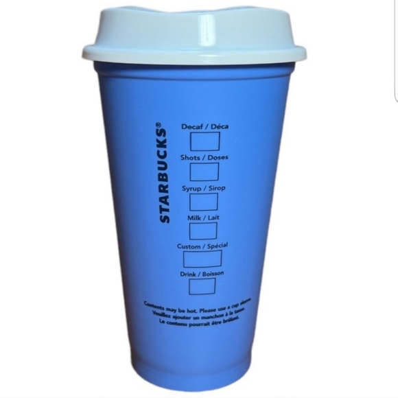Starbucks Limited Edition "Heck Yes" Reusable Plastic Coffee Tumbler 16 oz NWOT - Picture 2 of 6